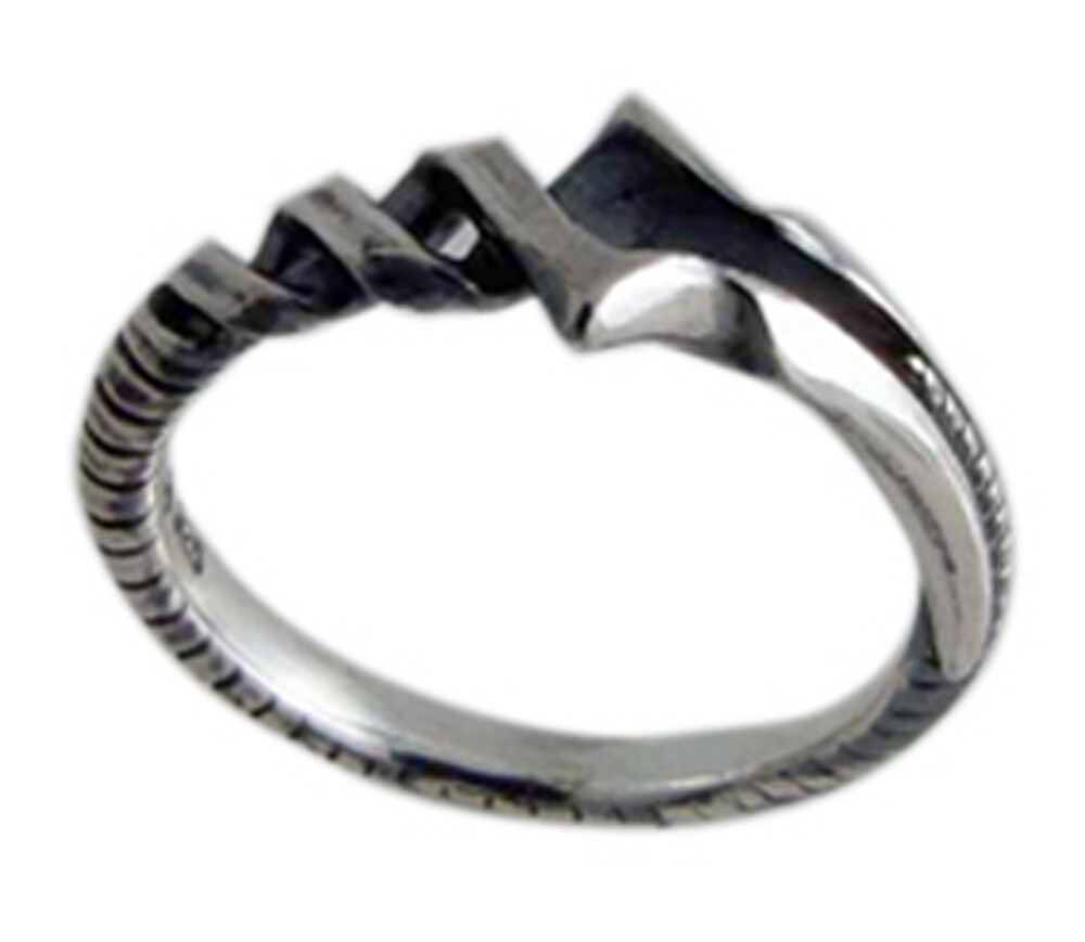 Neon Genesis EVANGELION Lanse of Longinus 925 Silver Ring #12(5.2cm)