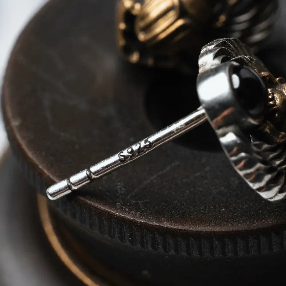 Scarab Stud Earrings. Egyptian Jewelry. Gifts for Men Women