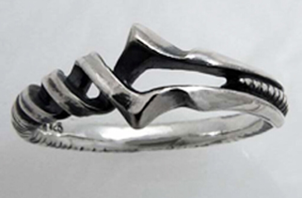 Neon Genesis EVANGELION Lanse of Longinus 925 Silver Ring #12(5.2cm)