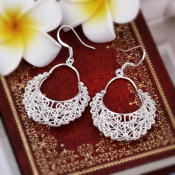 CHSHINE 925 Sterling Silver vintage earrings for women luxury designer Jewelry