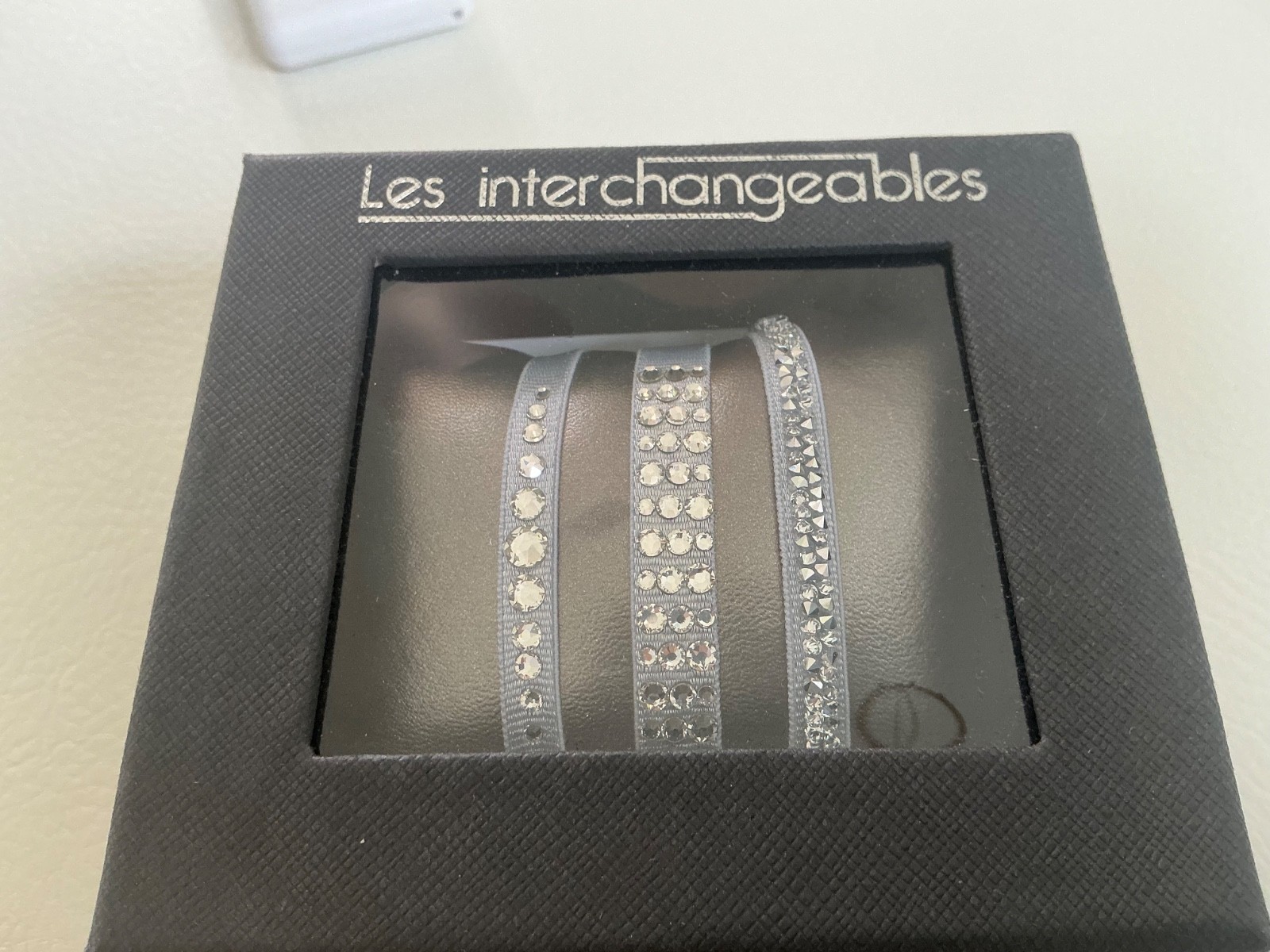 NEW Swarovski Les Interchangeable Set of 3 Satin Bracelets