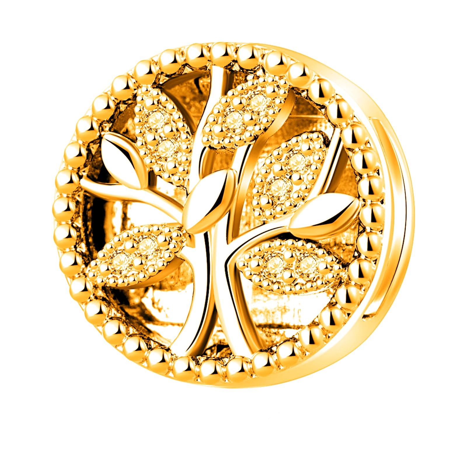 Reflexions Family Tree Clip Charm CZ Lock Stopper Bead for Pandroa Reflexions Br