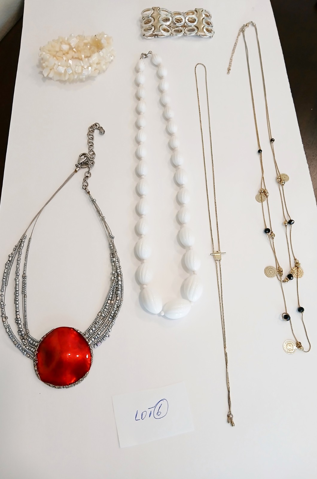 Fashion Jewelry LOT ~ Necklaces Bracelets EXCELLT 😍cdt CLEAN 7.74oz 6PIECES