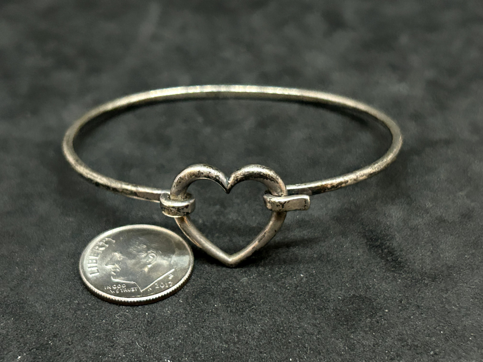 925 Sterling James Avery Heart Bracelet 1.8mm 7in – 7.75g
