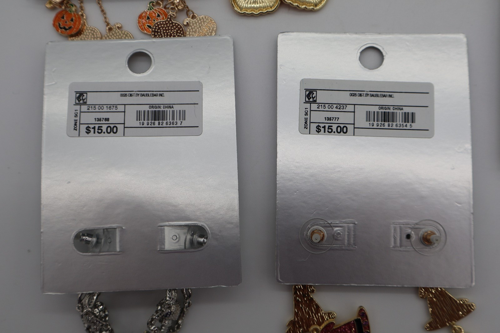 Sugarfix By Baublebar Halloween Earrings Lot of 7 Pairs Ghost Skeleton Witch NWT