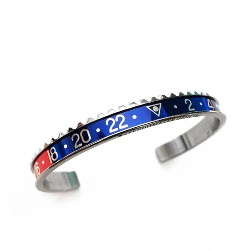 Personality Stainless Steel Men and Women Bracelets Digital Speedometer Bracelet