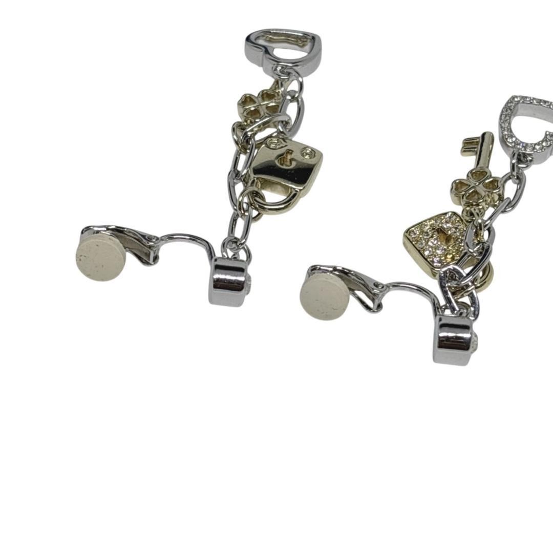SWAROVSKI Crystal Key Motif Heart Necklace B