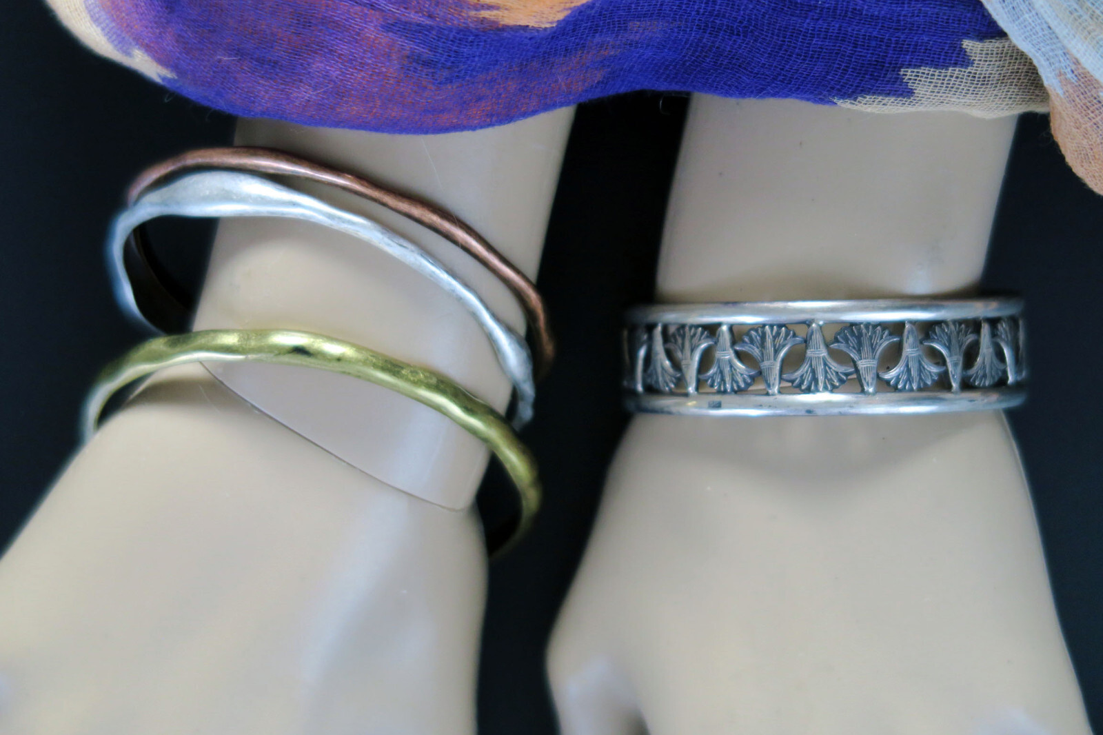 Includes All Gold Tone Bangles and Bracelets as Shown – Exc Condition #4637