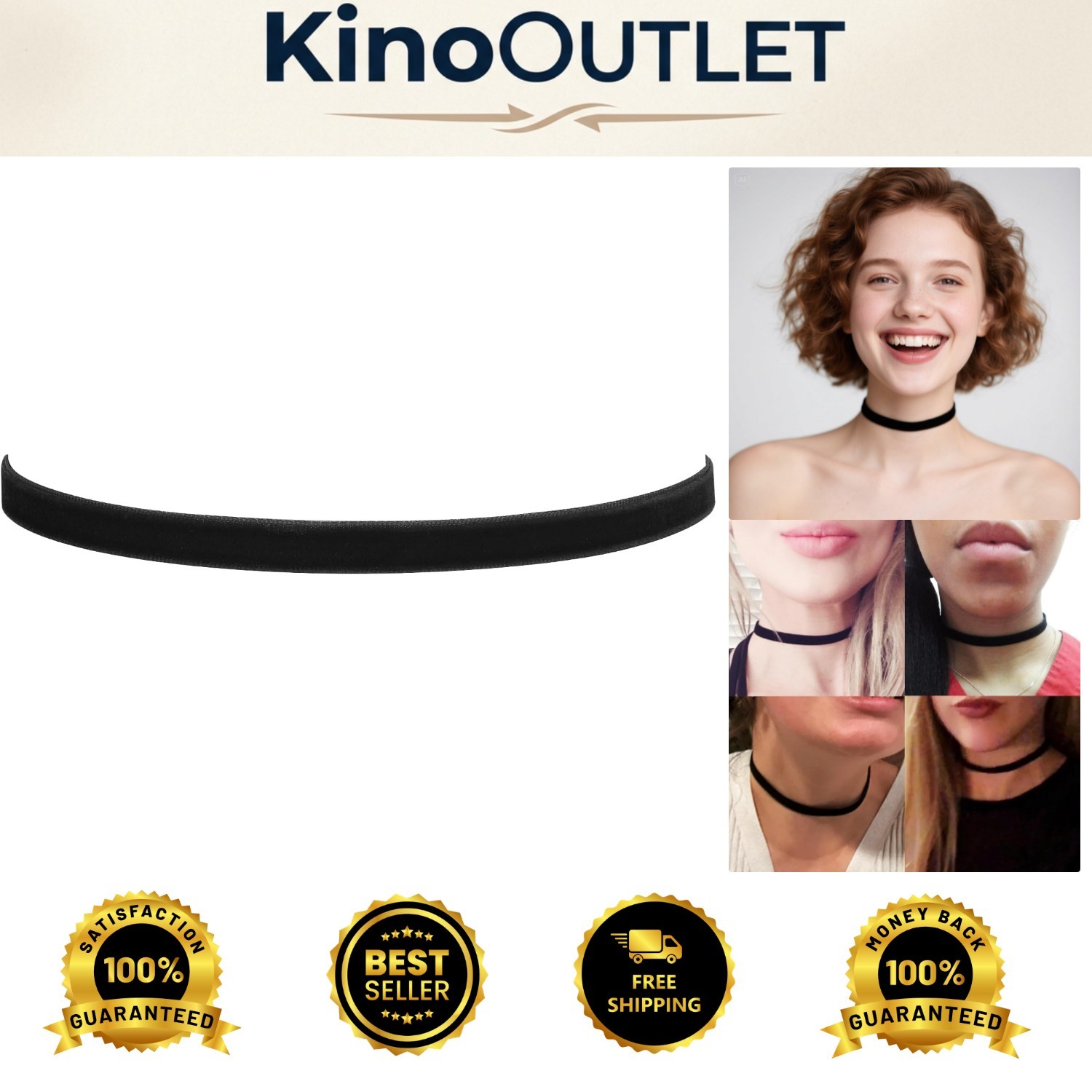Handmade Black Velvet Choker Necklace with Adjustable Extender for All Occasions