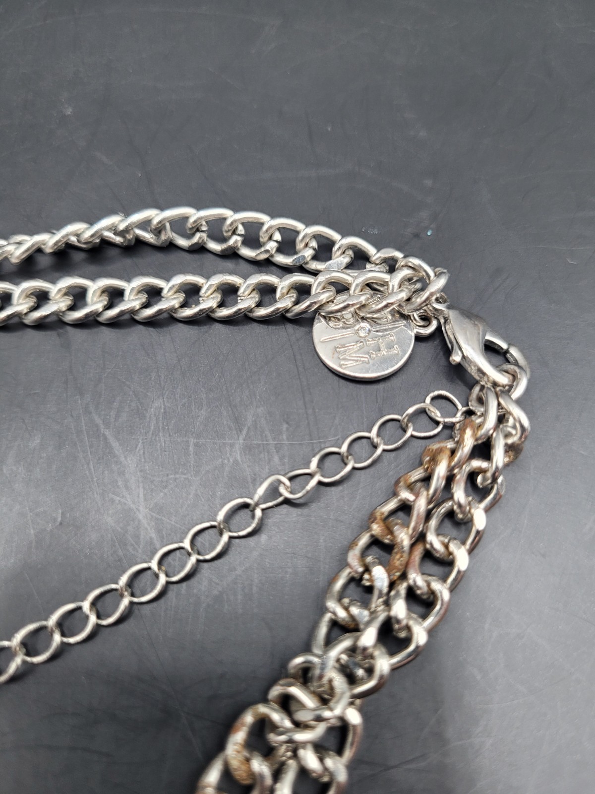 white house black market necklace Art Deco Crystal Pointy