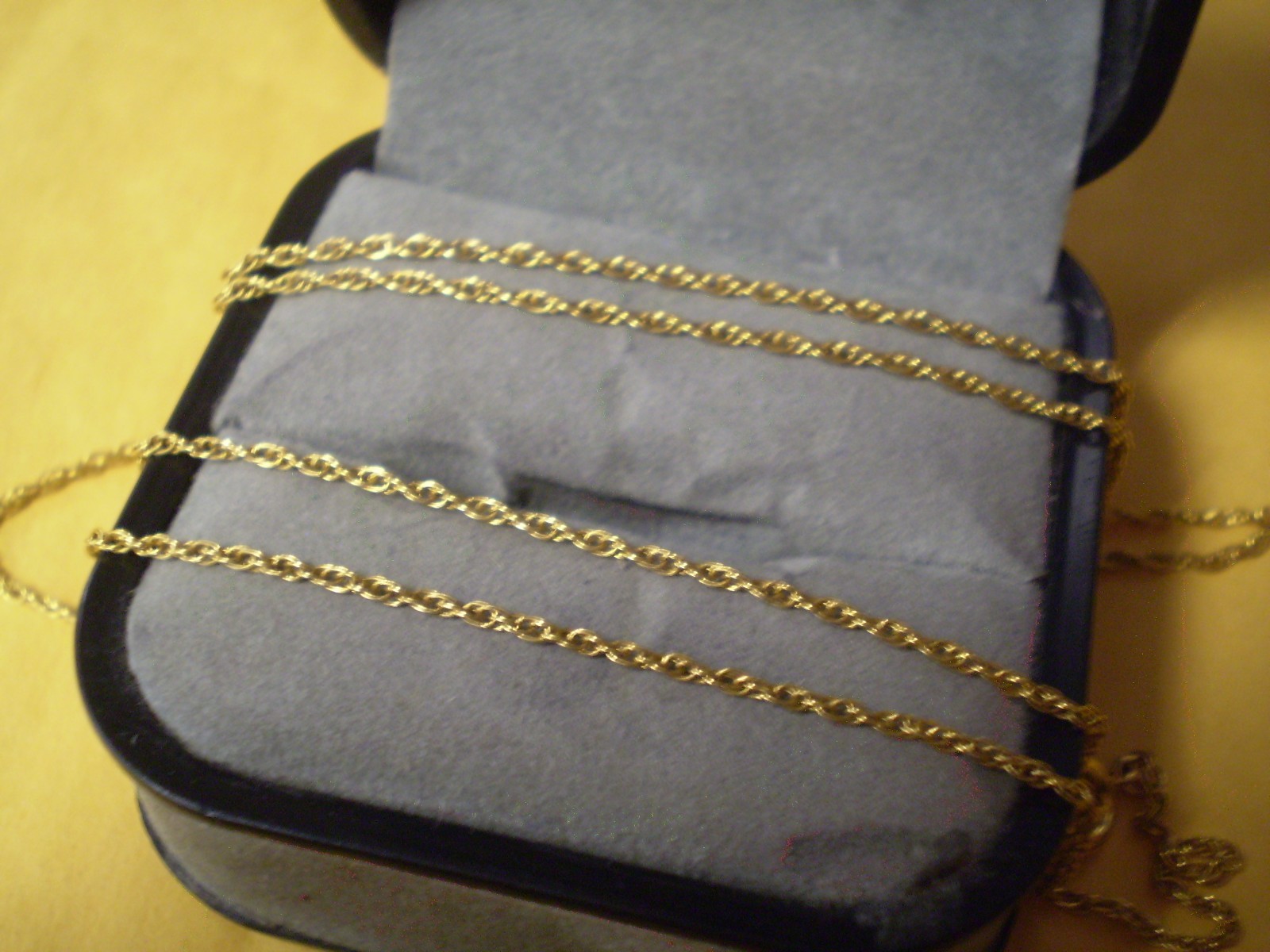 1/20 12K Yellow Gold Filled Ladies Link Necklace 1.0 grams