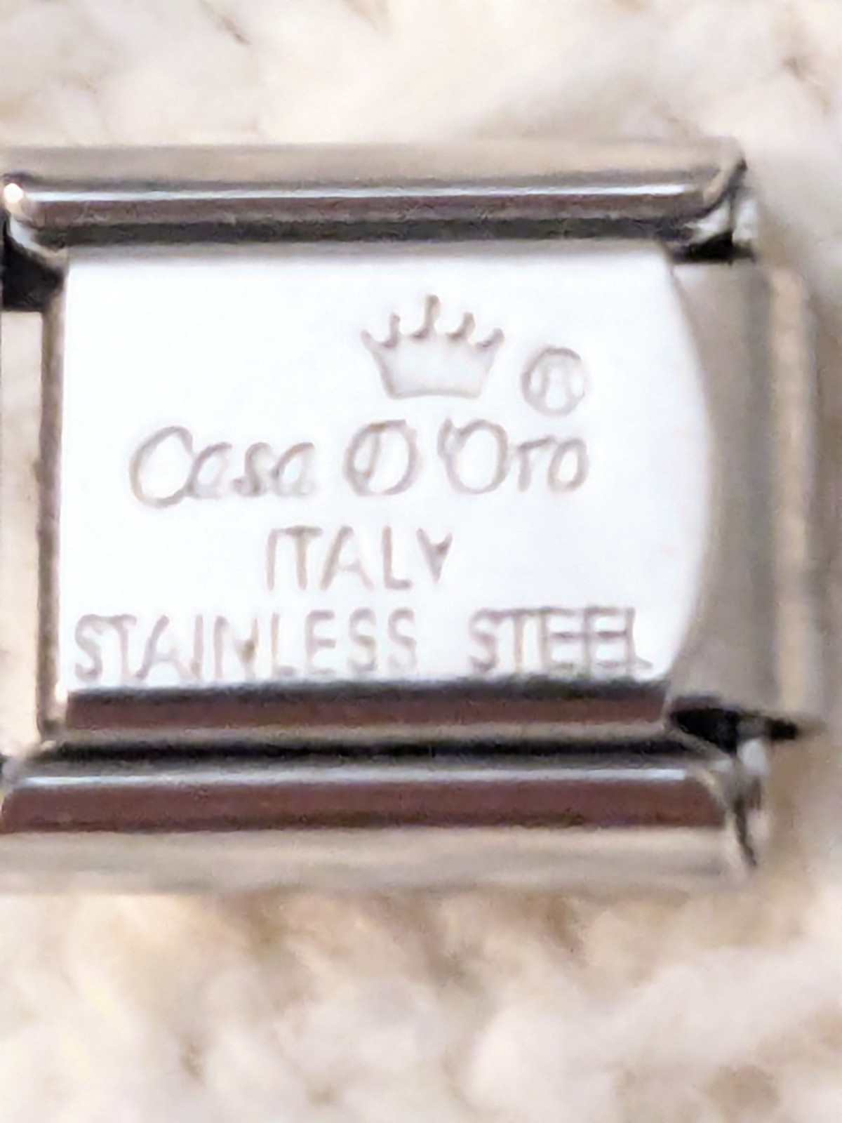 Authentic Casa D’Oro New Mexico Italian Charm Travel Classic 9mm Link D267