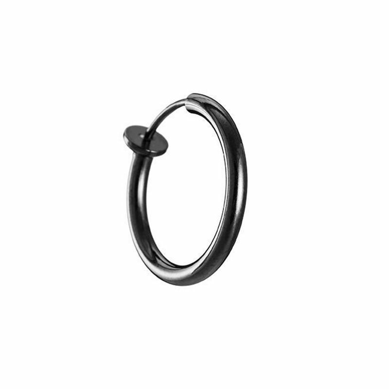 Solid Surgical Steel Hinge Segment Ear Clip Septum Clicker Tragus Earring↗