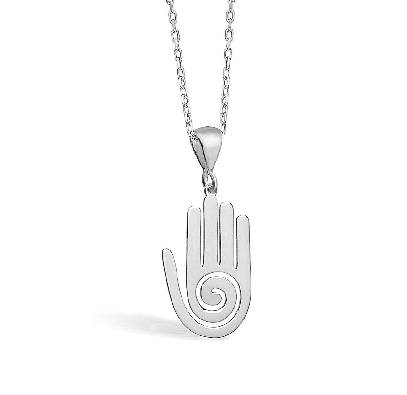 Healing Hand 925 Sterling Silver Pendant – Protection Hand Pendant