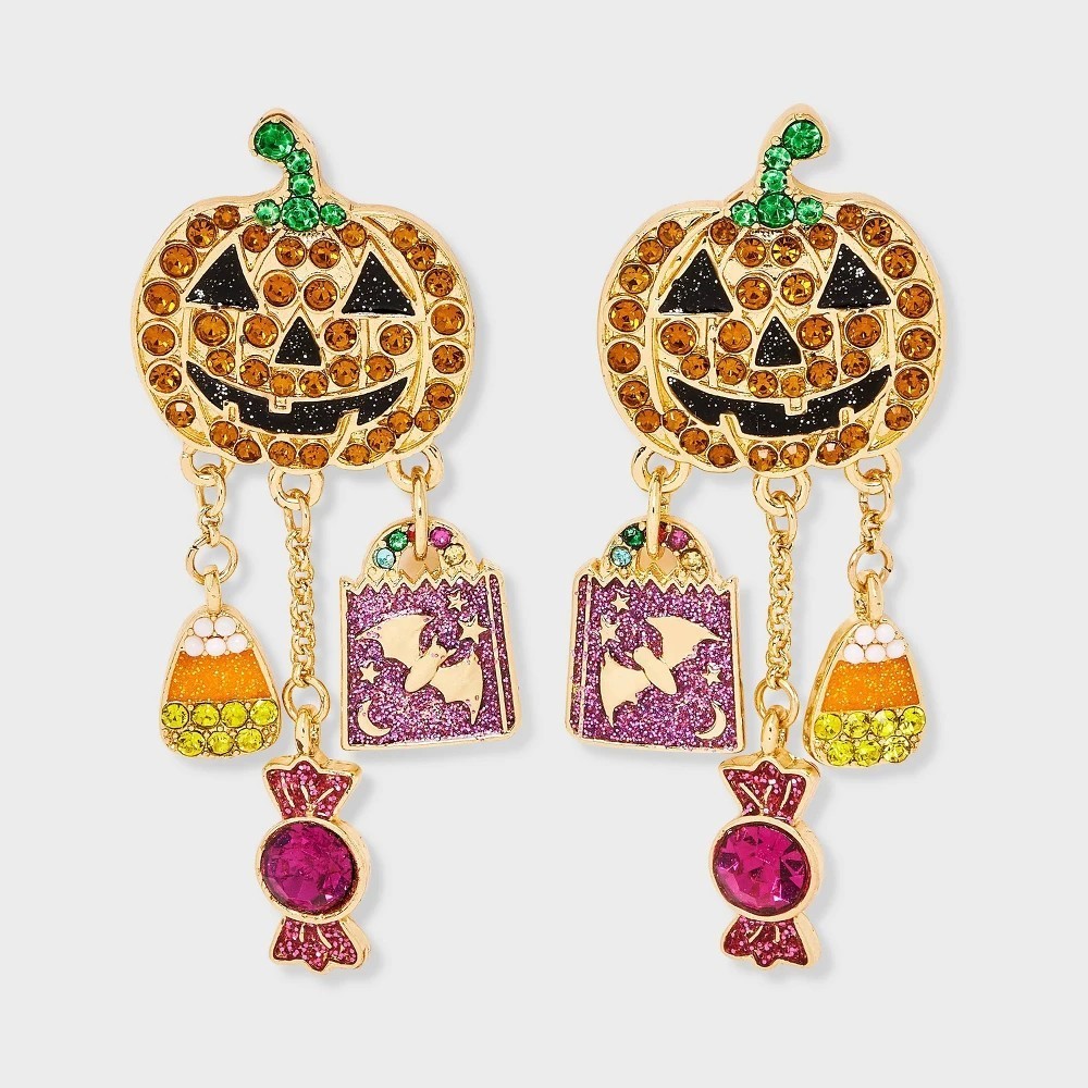 Sugarfix By Baublebar Halloween Earrings Lot of 7 Pairs Ghost Skeleton Witch NWT