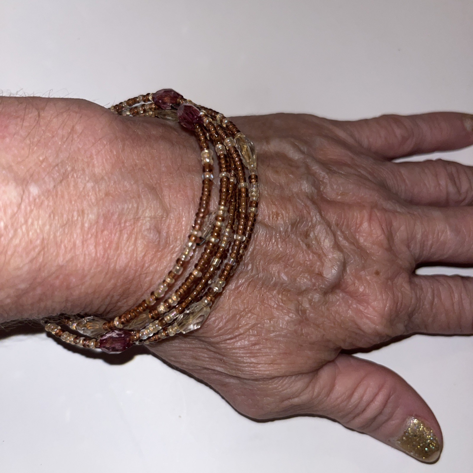 Multi-strand Glass Beads Bracelet
