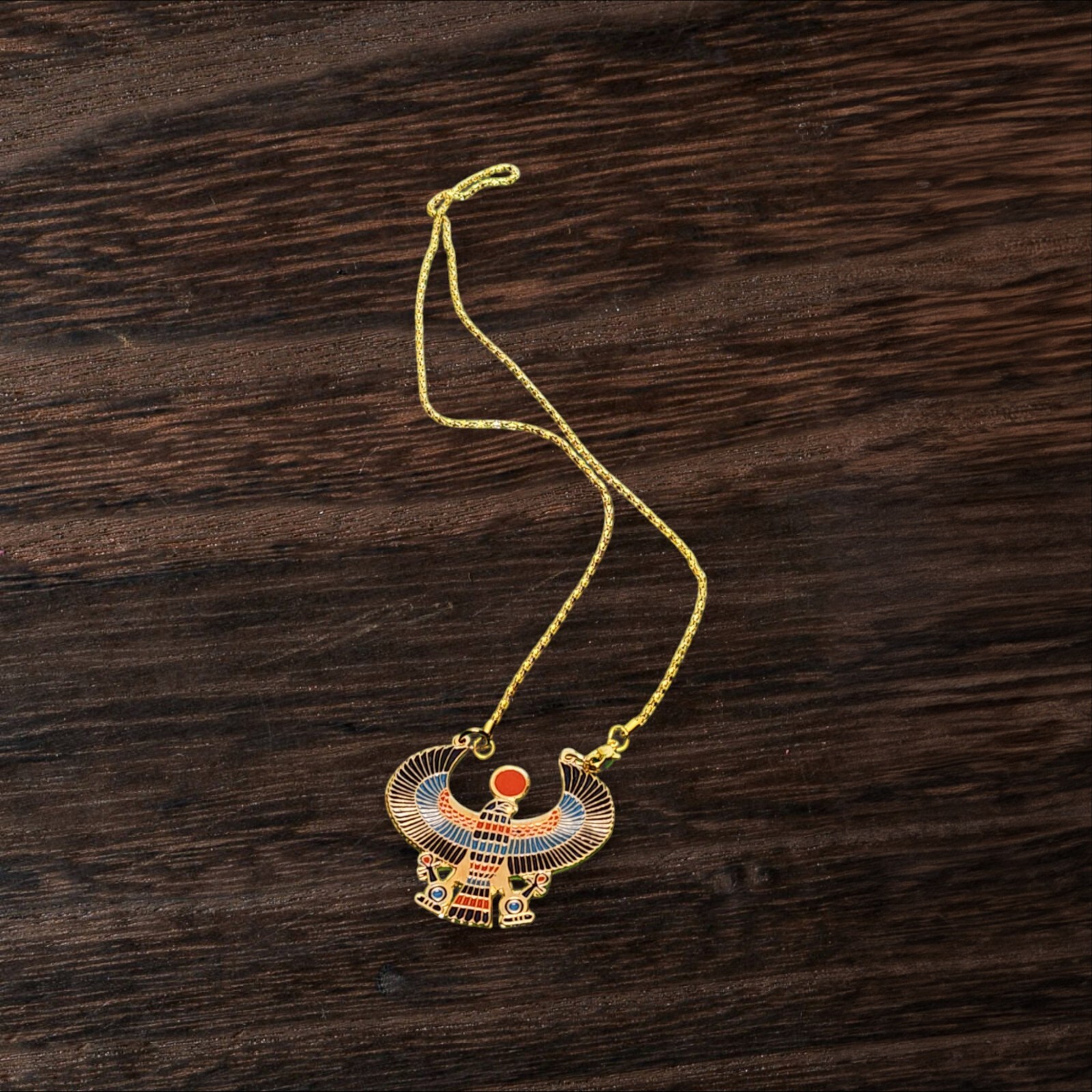 Horus Sun God Necklace 12″