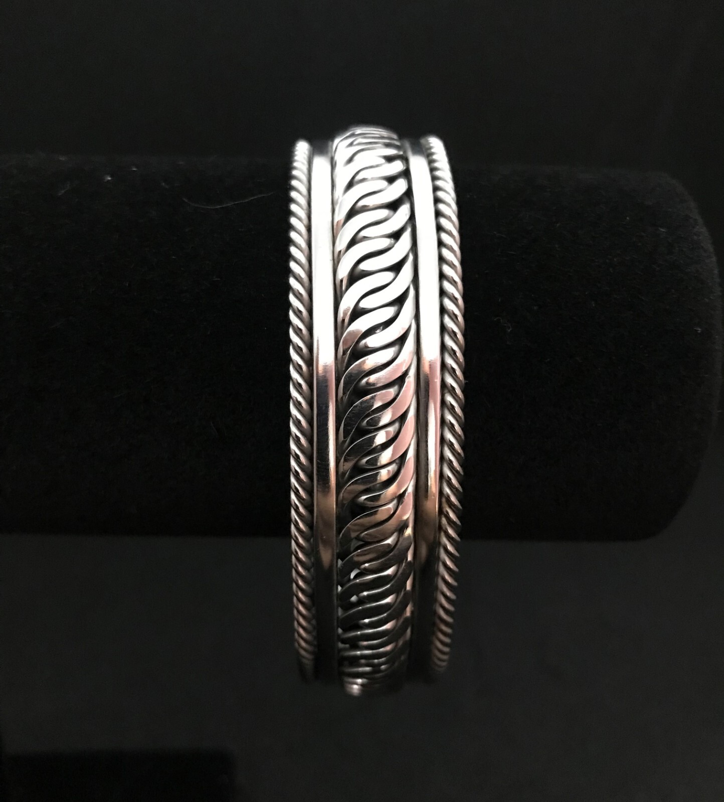 Bracelets Bangle Handmade Stainless Steel welding wire Silver Color #14