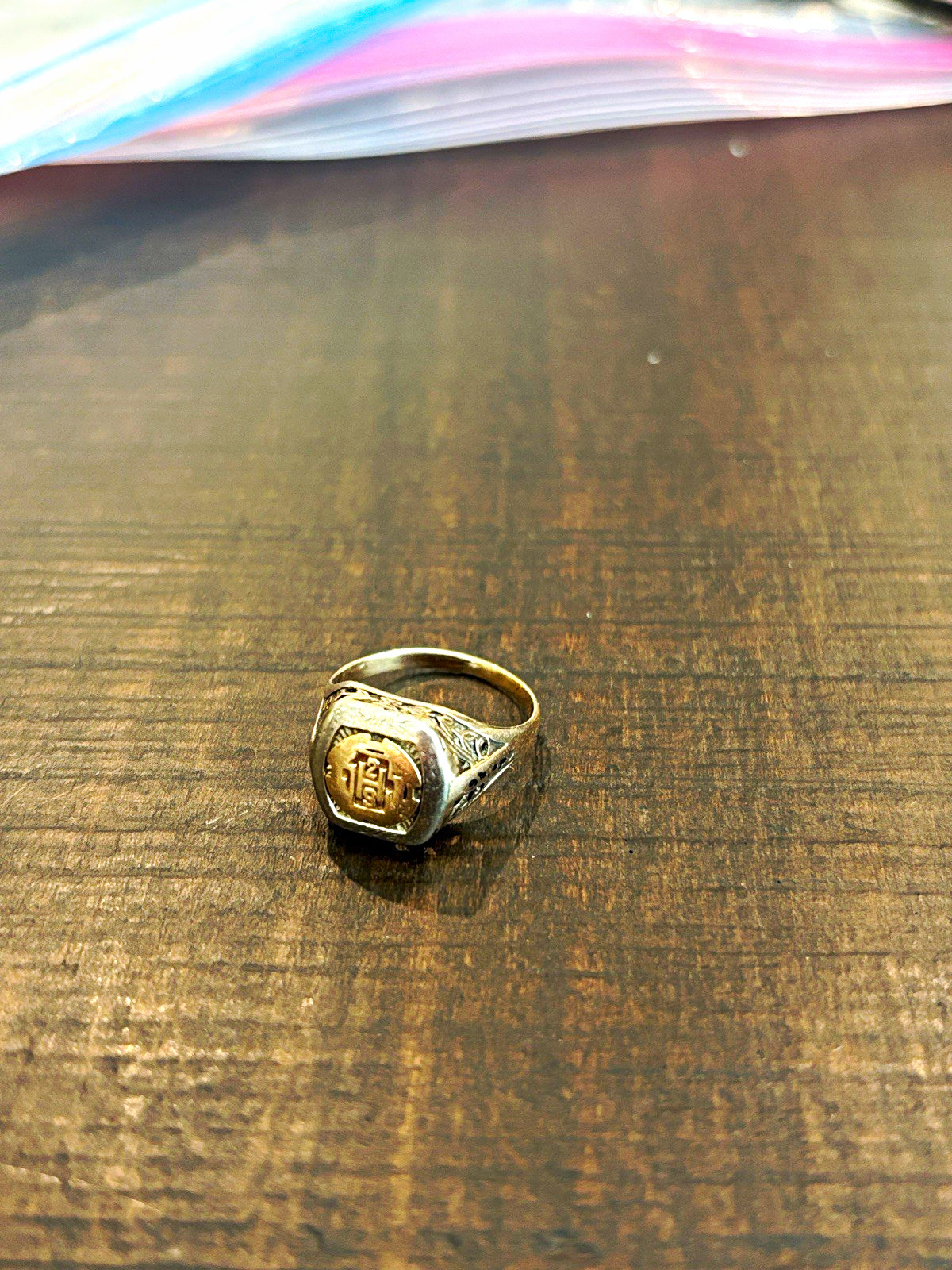 Rare Vintage 1929 10K Gold Class Ring – Art Deco Signet Ring, 1920s Antique Fine