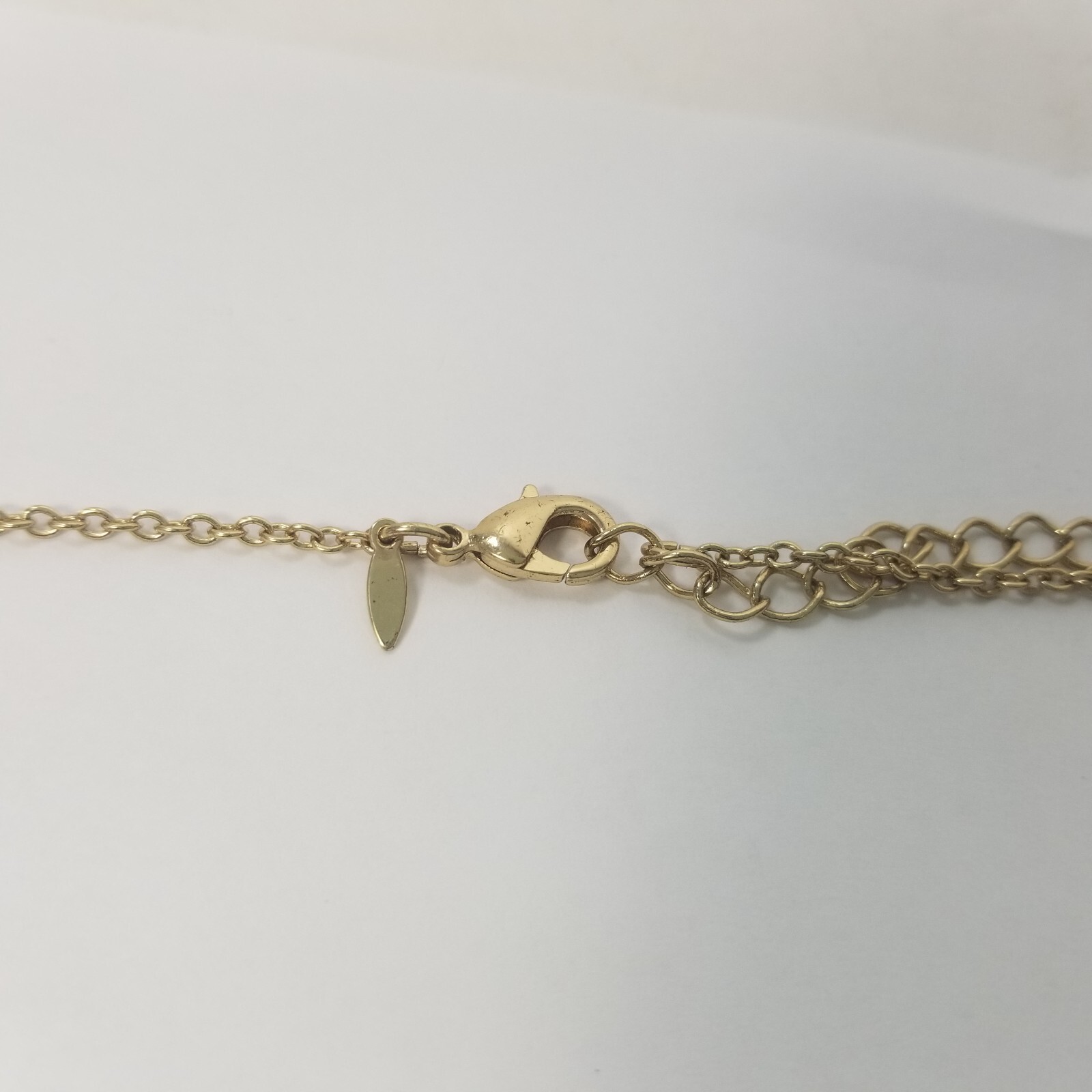 HEAL BALANCE STRENGTH RENEWAL Necklace – Inspirational Gold Tone NRQ
