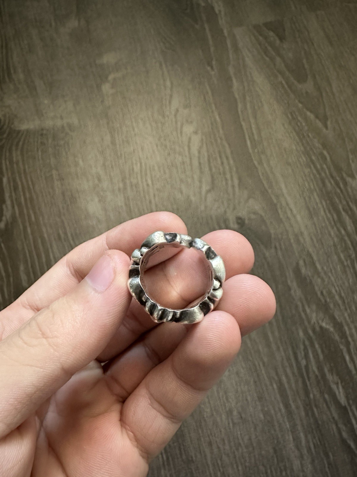 Chrome Hearts Double Floral Ring Size 7 100% Authentic
