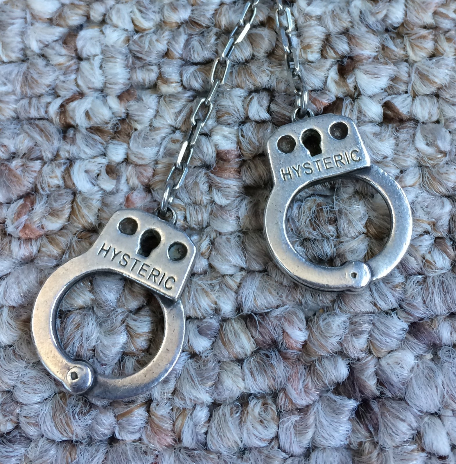 Hysteric Glamour Sterling Silver Handcuffs Necklace