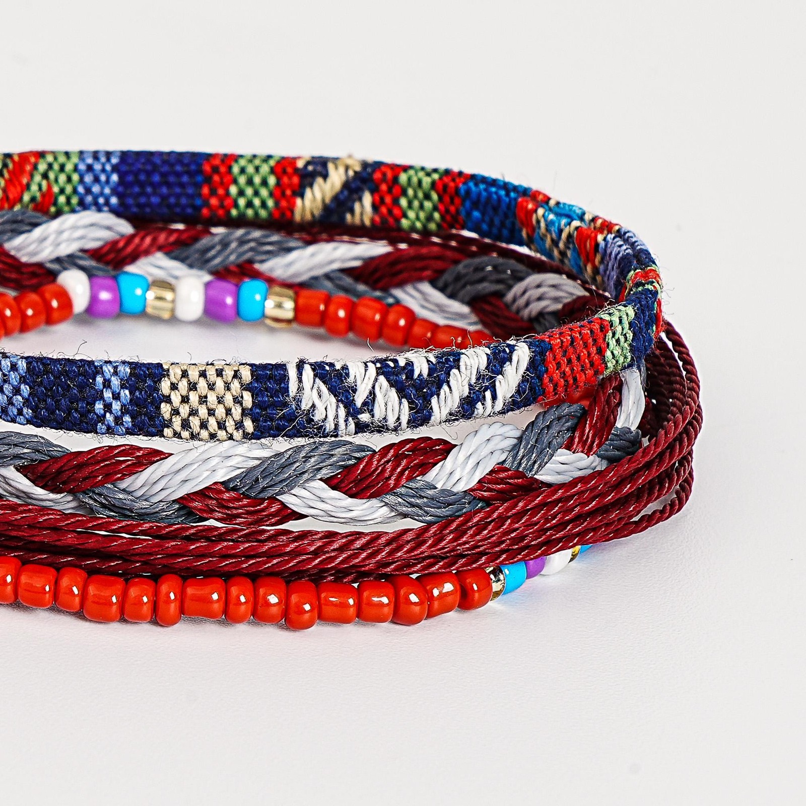 Hemp Bracelet Braided/Ankle Bracelet,Hippie Surfer,Adjustable Beach Bracelets