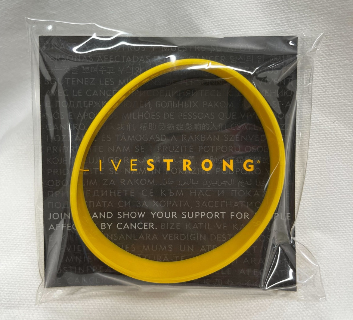 Nike LiveSTRONG Authentic Wristband Bracelet NEW (Size XXL) 9″/230 mm
