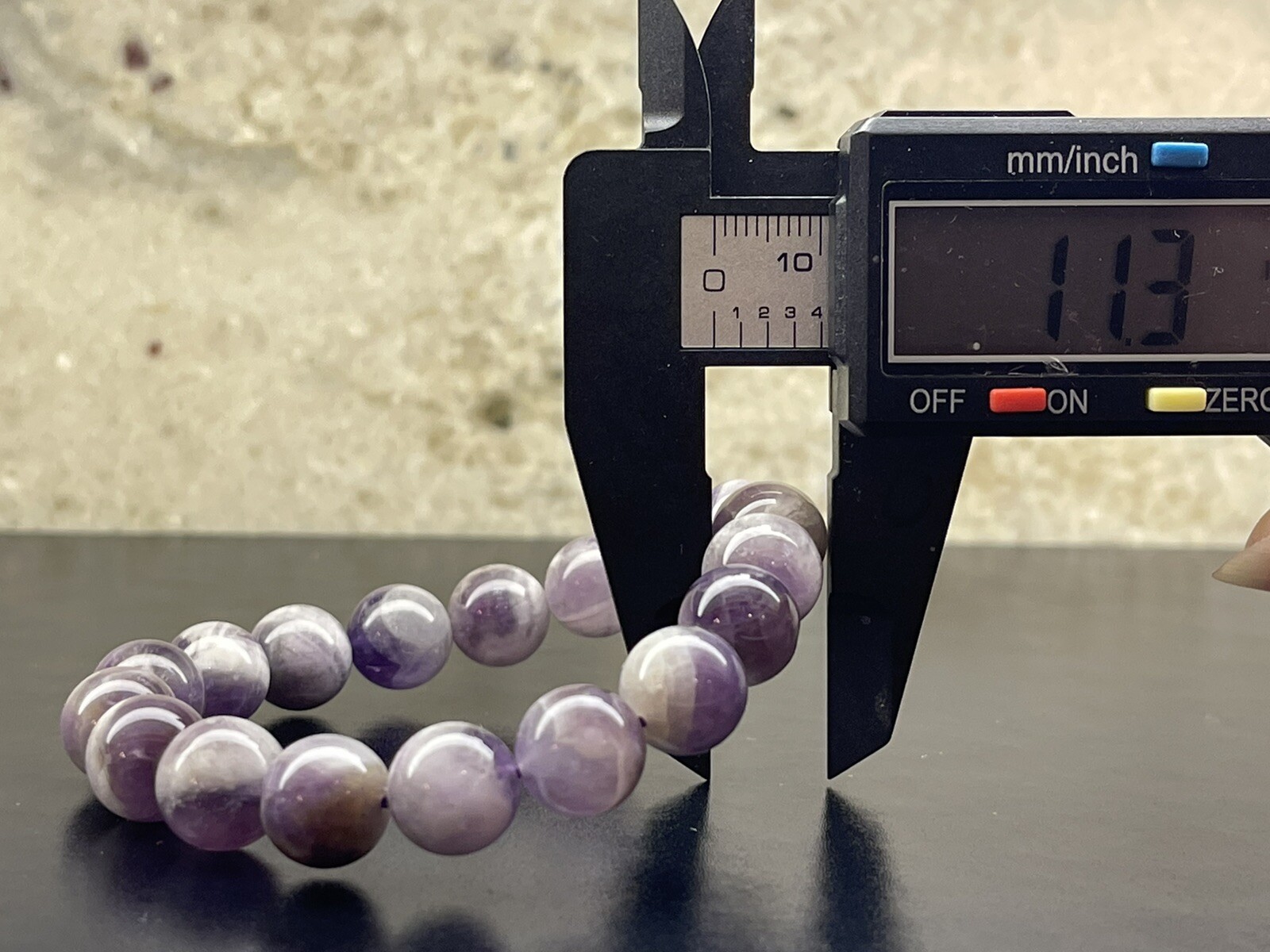 Fantasy Amethyst Beads Bracelet 11.3mm