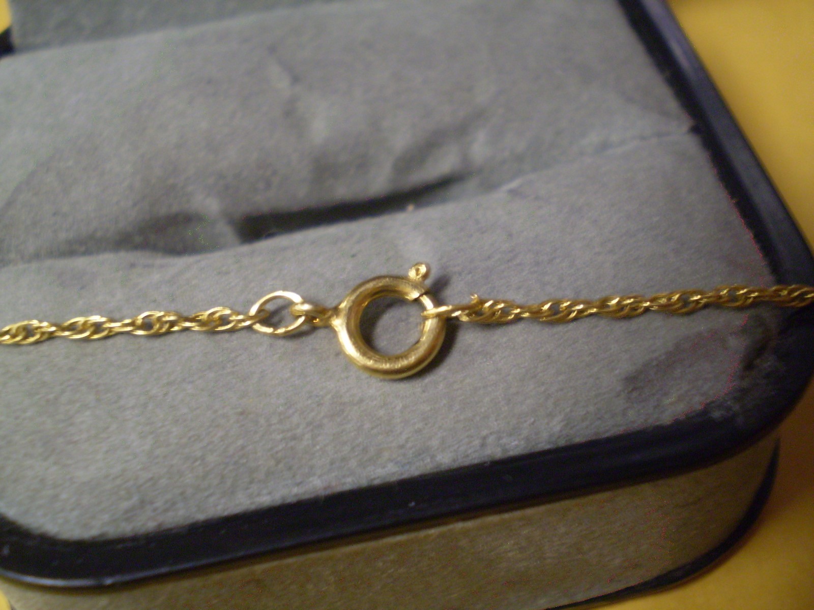 1/20 12K Yellow Gold Filled Ladies Link Necklace 1.0 grams