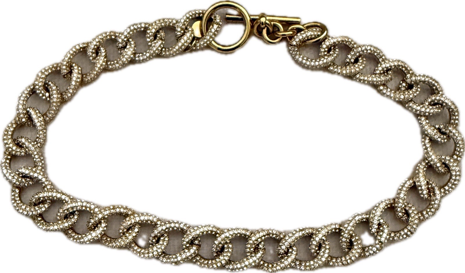 Gold Rhinestone, Michael Kors Necklace ￼