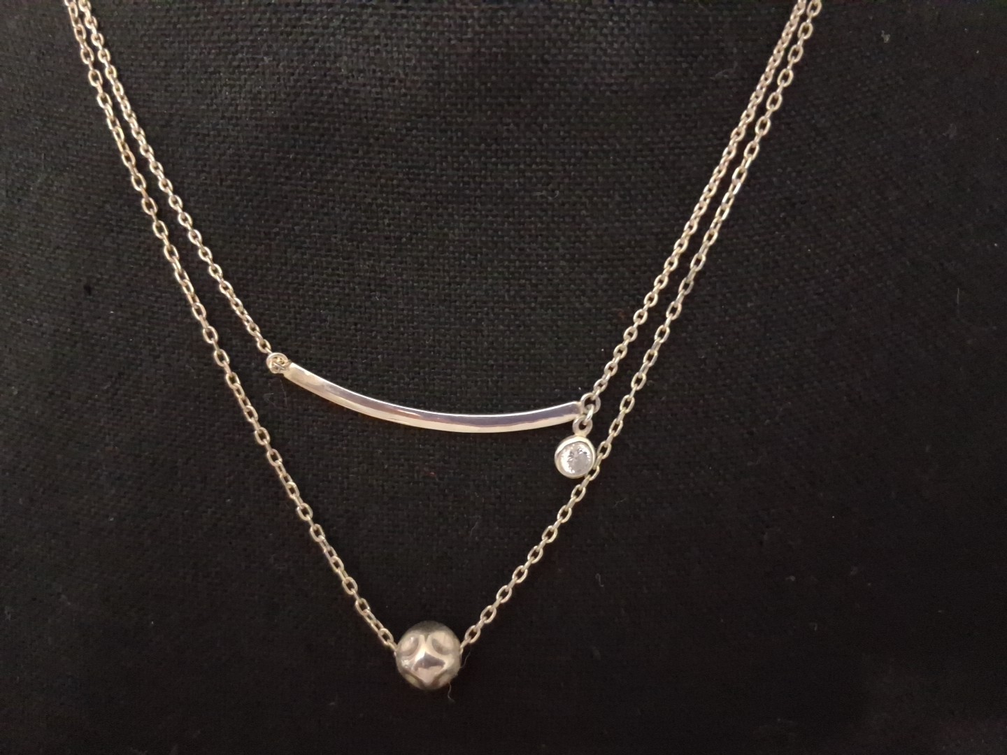 Sterling Silver stamped Chains, earrings And Pendent Necklaces