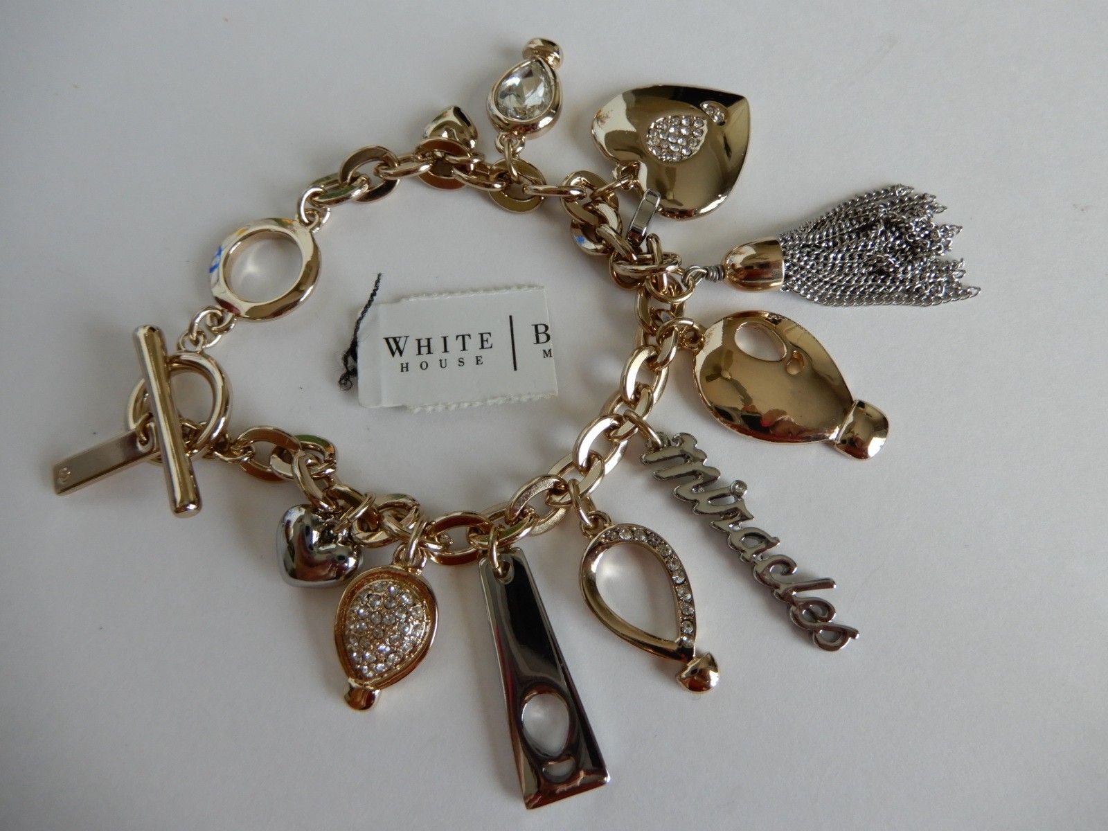 White House Black Market Beautiful Miracle Charm Bracelet NWT