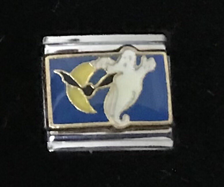 Ghost Bat Halloween Wholesale ITALIAN CHARM Link 9MM K2022BG5