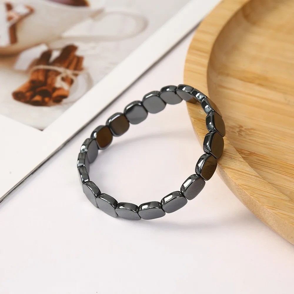 Hematite Bracelet Men – Reignites Masculine Energy, Natural Hematite Stone Be…