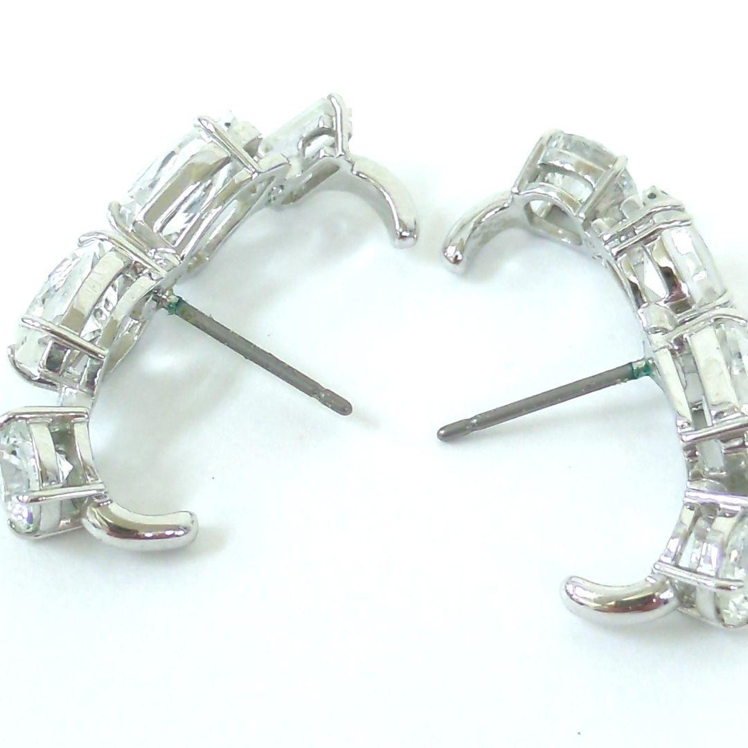 Swarovski Crystal Rhinestone Earrings Not specified Used