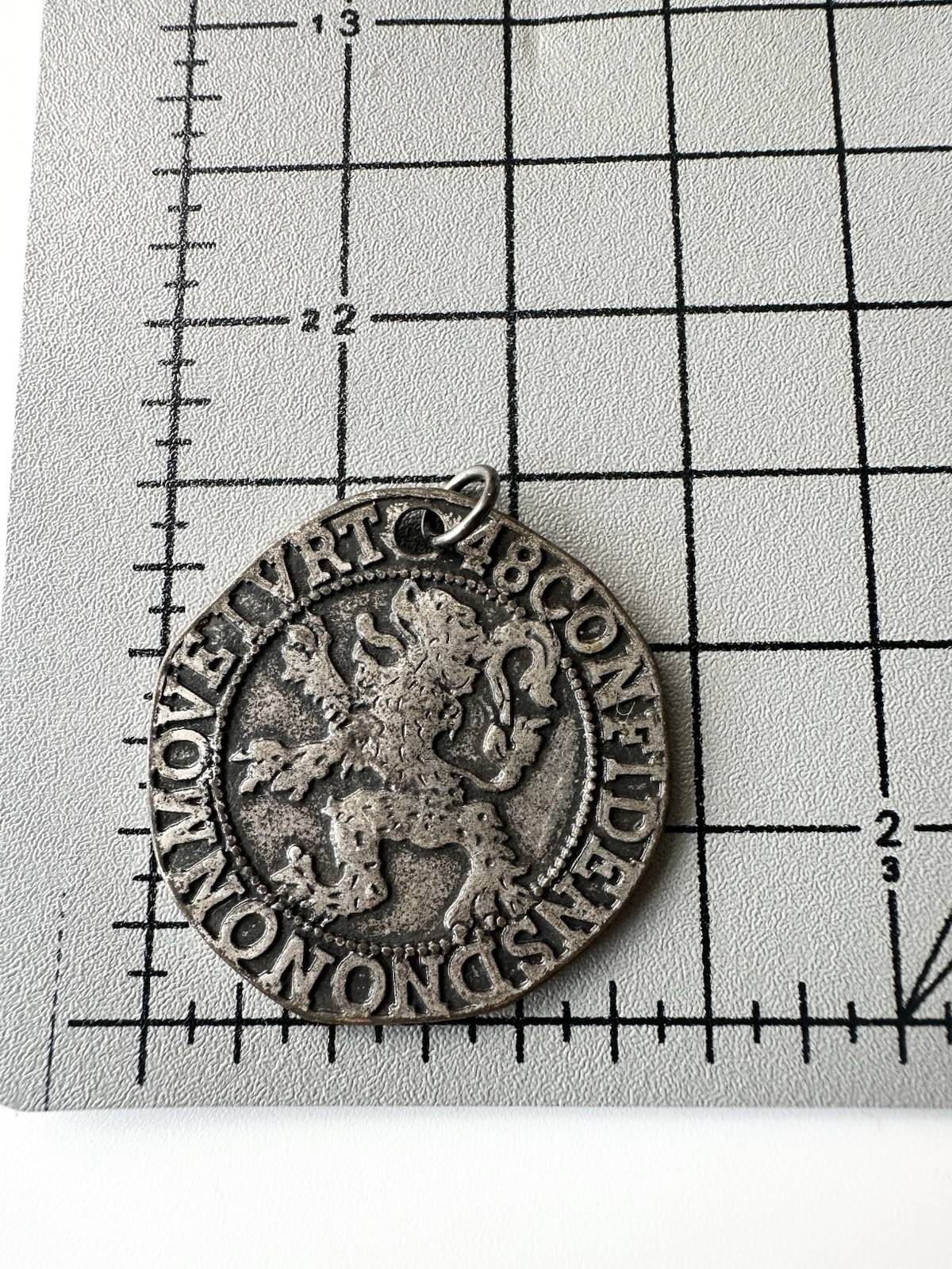 Netherlands Dutch Lion Coin Charm Replica