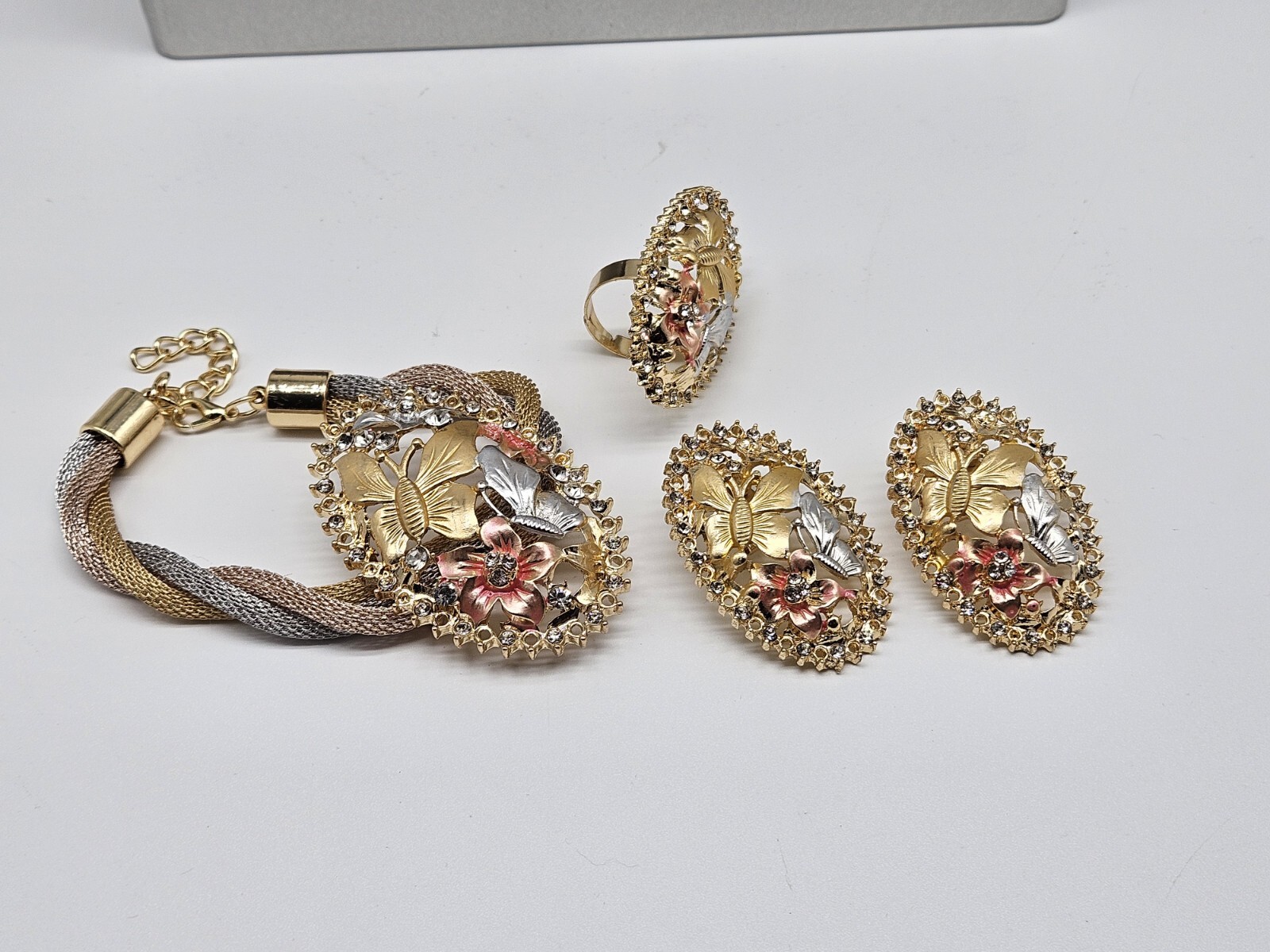 African Jewelry Dubai Gold Plated Jewelry Set Women Wedding Bridal 101