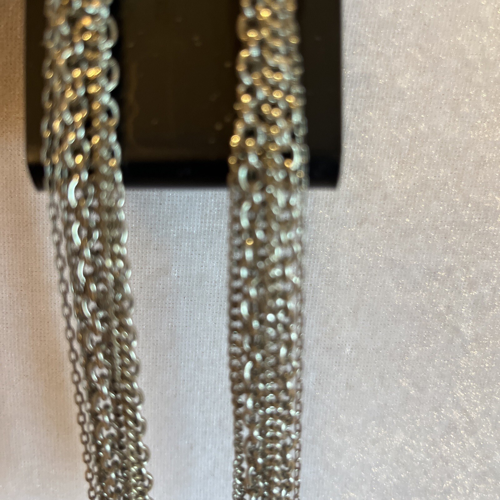Silver Tone Long Earrings