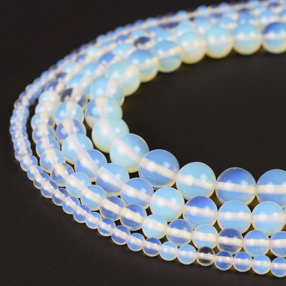 Opalite Beads Strand Round For Jewelry Making 4mm 6mm 8mm 10mm 12mm