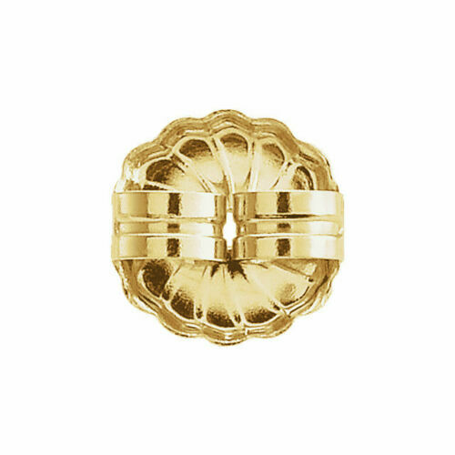 Pair Of Large Gold Earring Backs,7 MM Butterfly Push On Replacement Clutches,