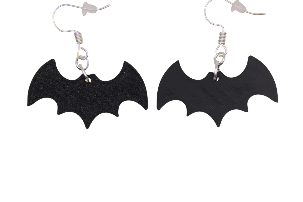 Bat Earrings – 3D Printed