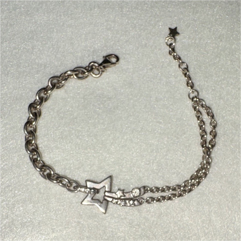 Pandora Shooting Star Double Chain Bracelet 7”