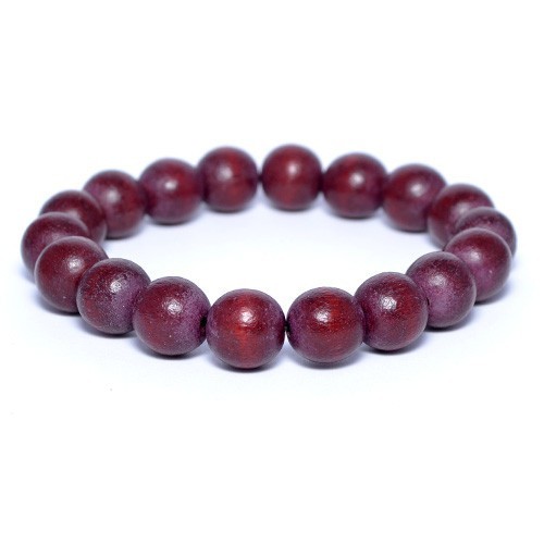 Men’s Dark Brown 10mm Wooden Bead Bracelet