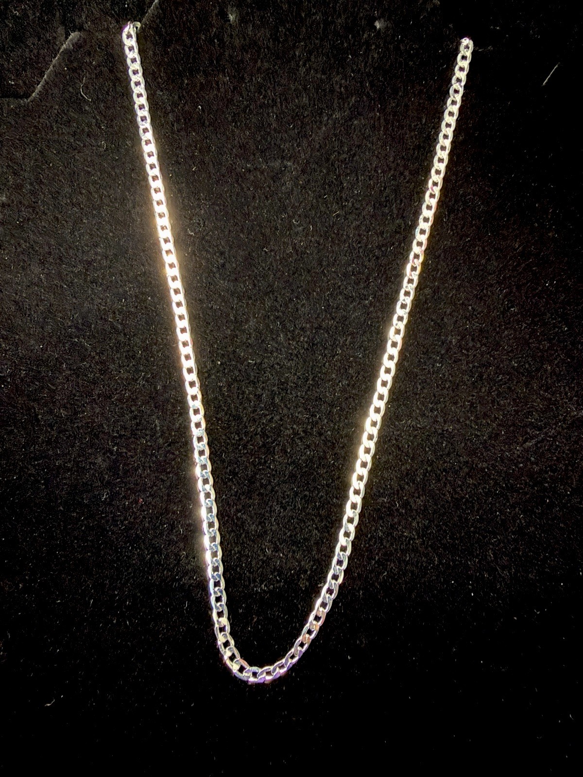 Everyday Chain! 14K White Gold Cuban 18in 3MM. BRAND NEW