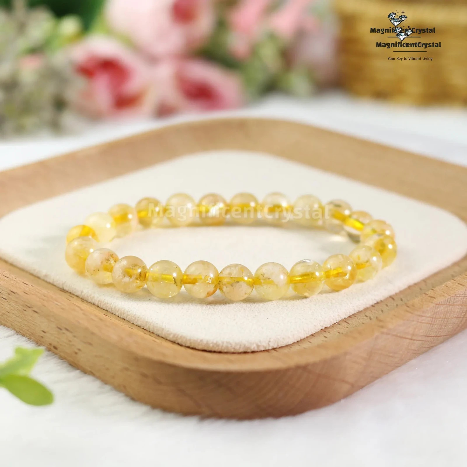 3PCS Citrine Carnelian Quartz Bracelet Abundance Creativity Women Reiki Jewelry