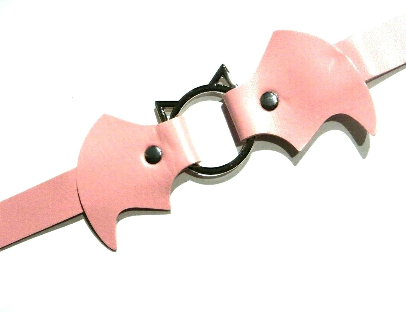 KAWAII VAMPIRE BAT WINGED CHOKER COLLAR pvc vinyl choker harajuku punk goth Y4
