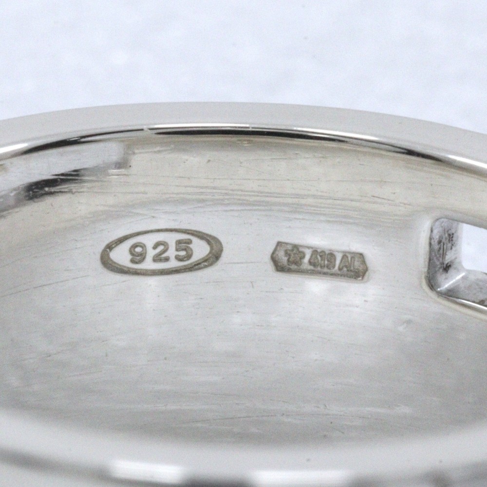 GUCCI Branded G Ring Silver925 #4.7(US Size) 6.7g unisex