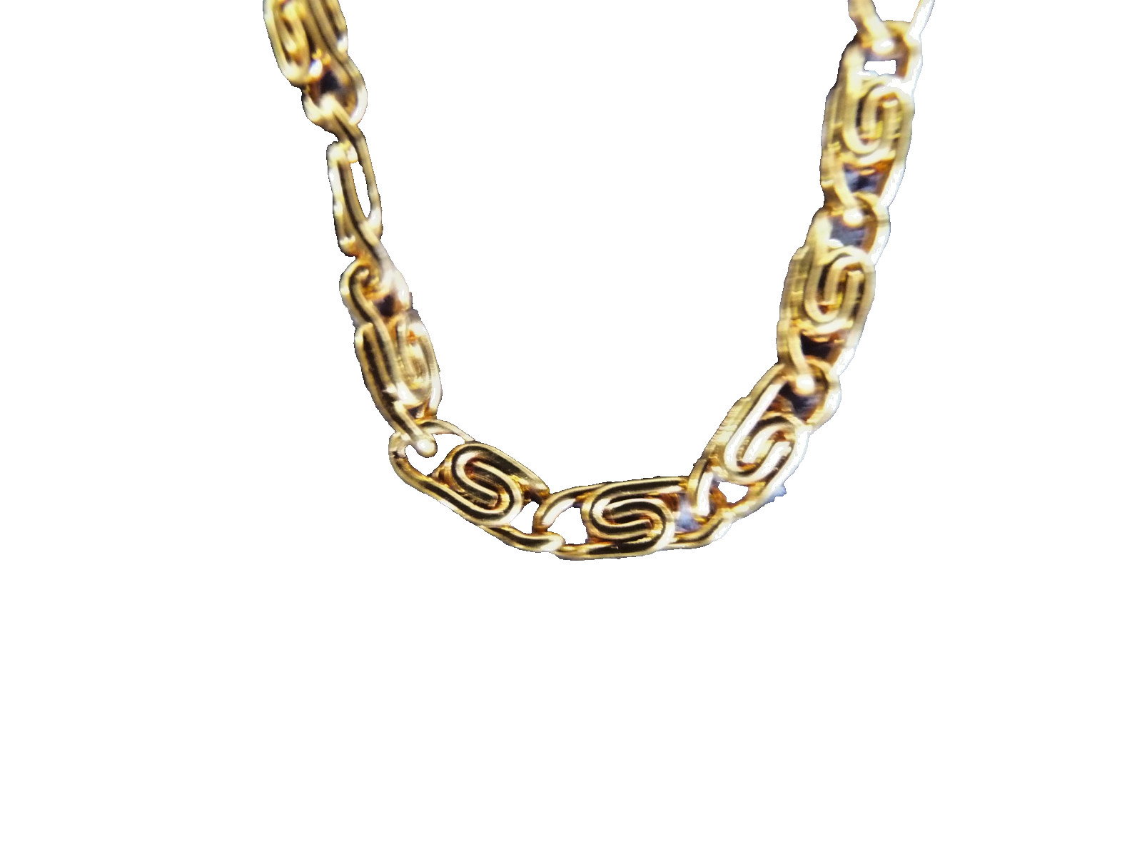 Bijoux Jewelry Gold Plated Necklace Made in Italy 26 in 17 grams NICE