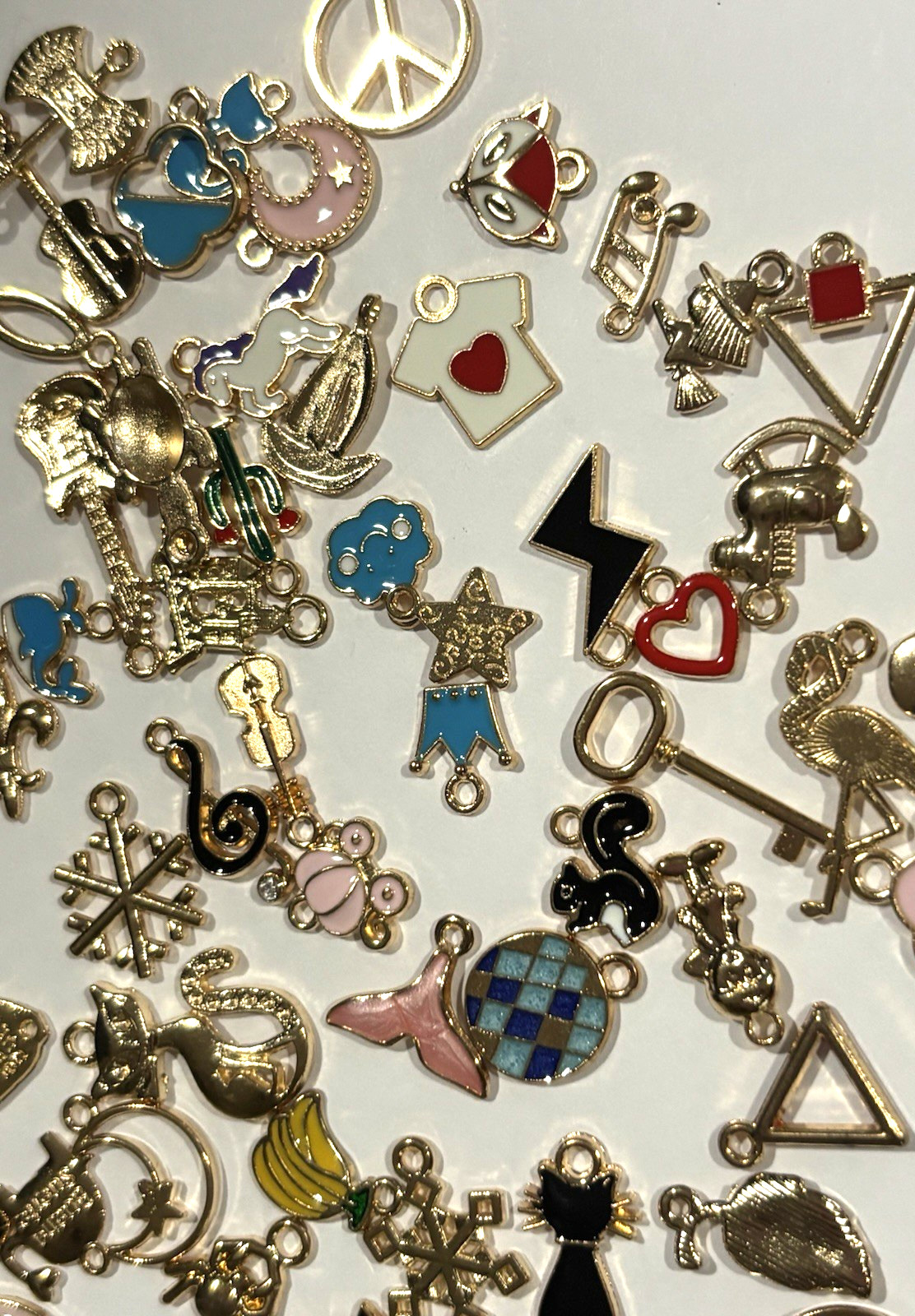Jewelry Bracelet Charms lot of 140 – variety – NEW